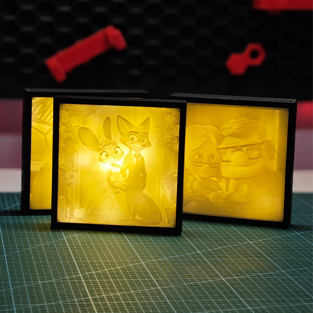 El Yapımı Işıklı Lithophane Fotoğraf Kutusu – Işıkla Canlanan Anı Hediyesi - Görsel 4