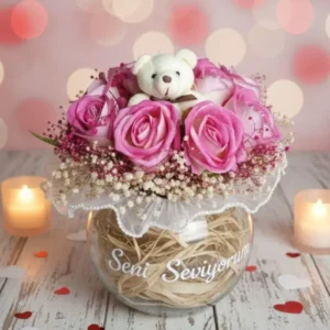 pasabahce-cam-icinde-ayicikli-pembe-gul-fanusu-seni-seviyorum-hediyesi