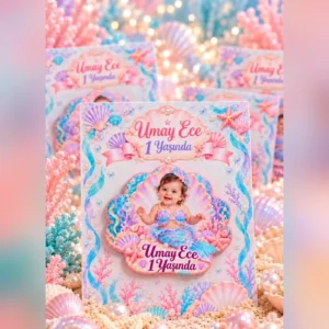 Konsepte Özel Deniz Kızı Magnet – 3D Baskı Tabanlı